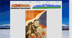 Desktop Screenshot of exes.sk